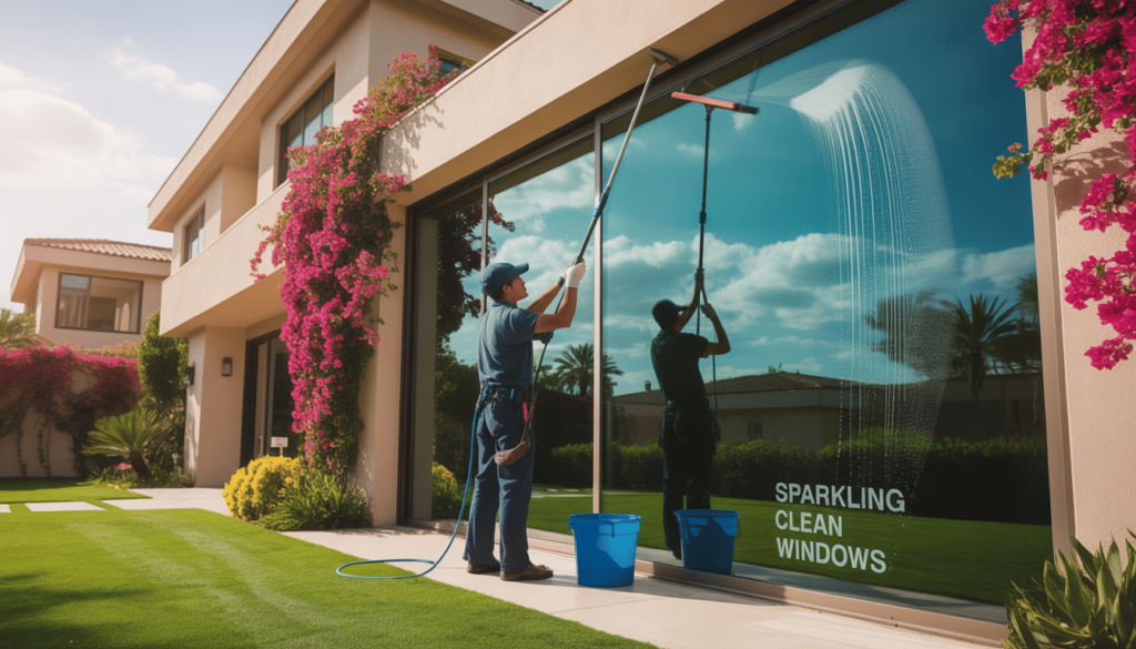 regular cleaning of windows