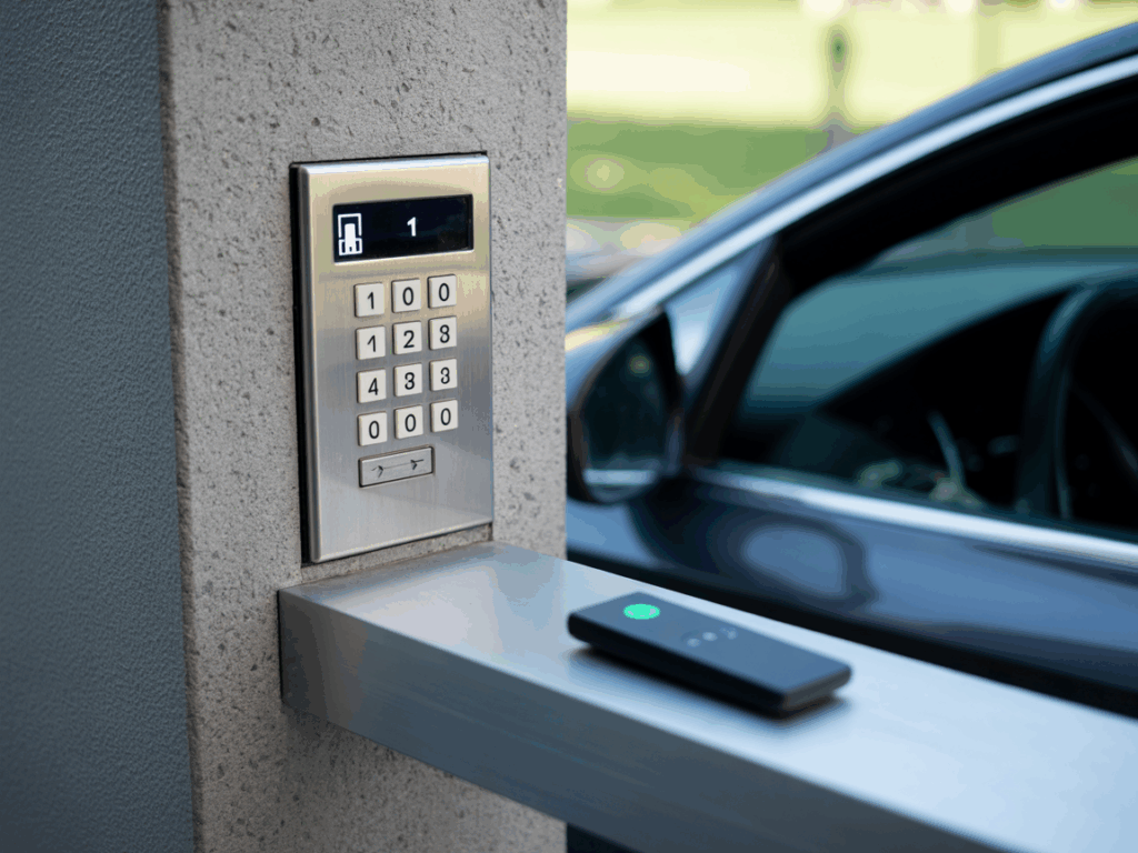 access control system for an automated gate or garage door.