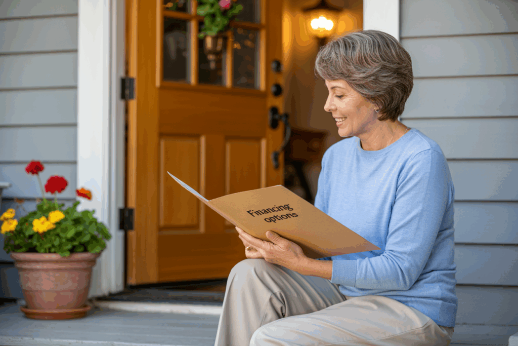 outside a residential entryway financing option 