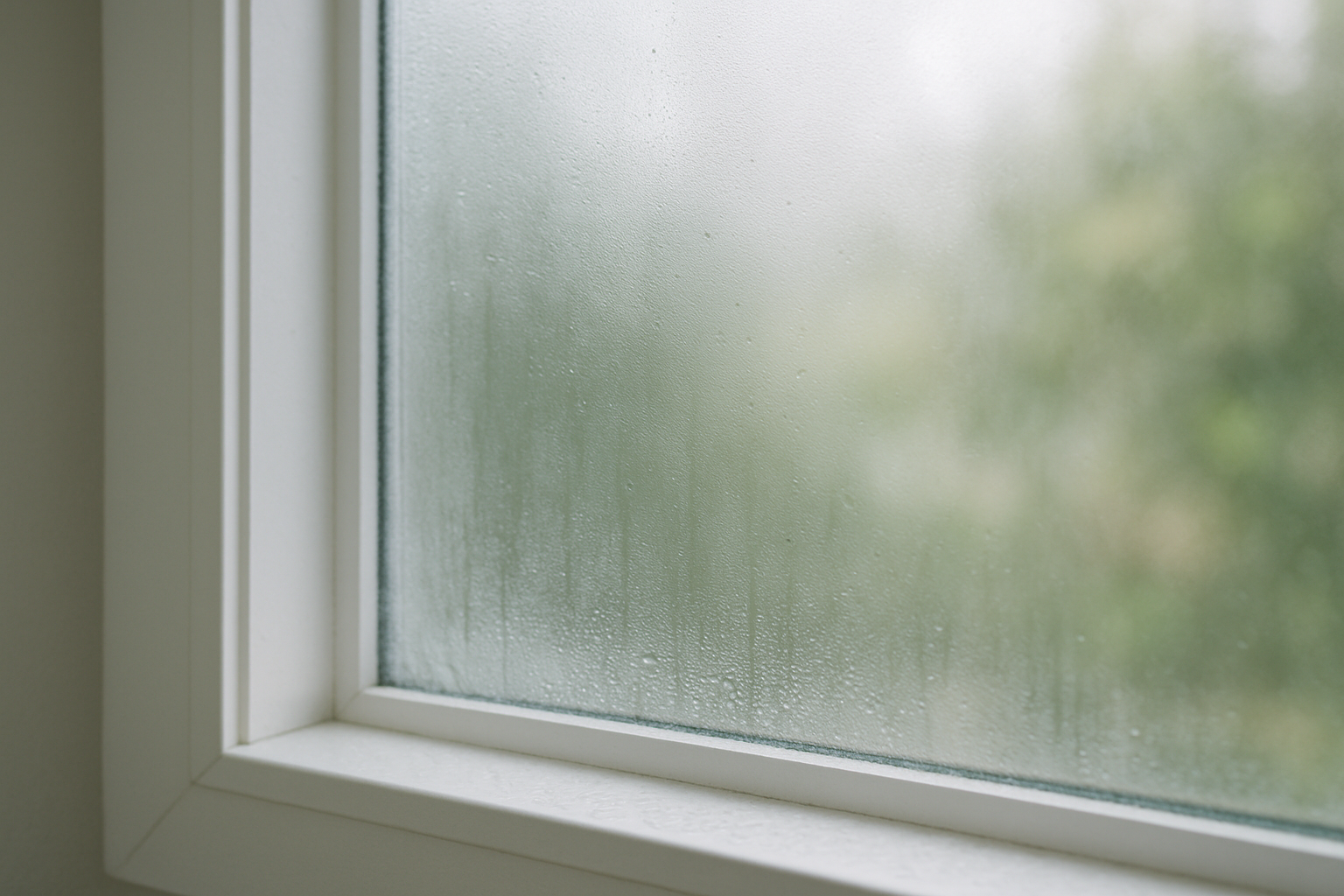 window-pane-with-condensation-and-water-droplets-forming-on-the-glass-the-window-frame