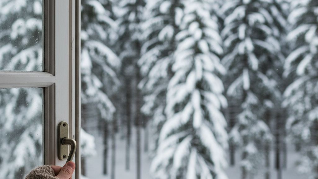 winter window inspection