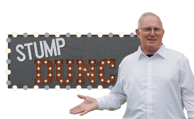 stump dunc sign logo