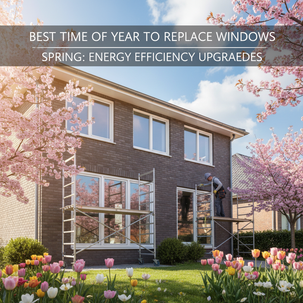 Spring window replacement: Energy-efficient home upgrades for optimal weather and savings.